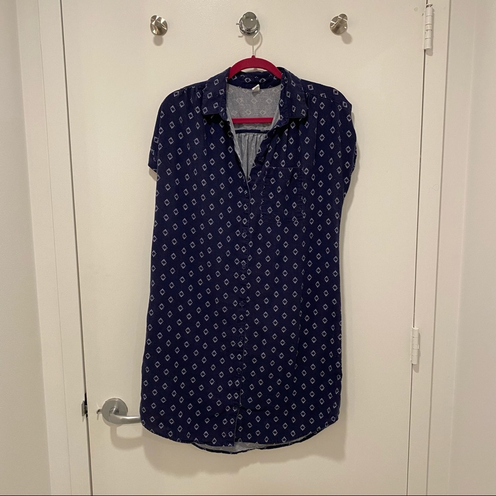 Old Navy Linen-Blend Shirt Dress - Picture 4 of 9